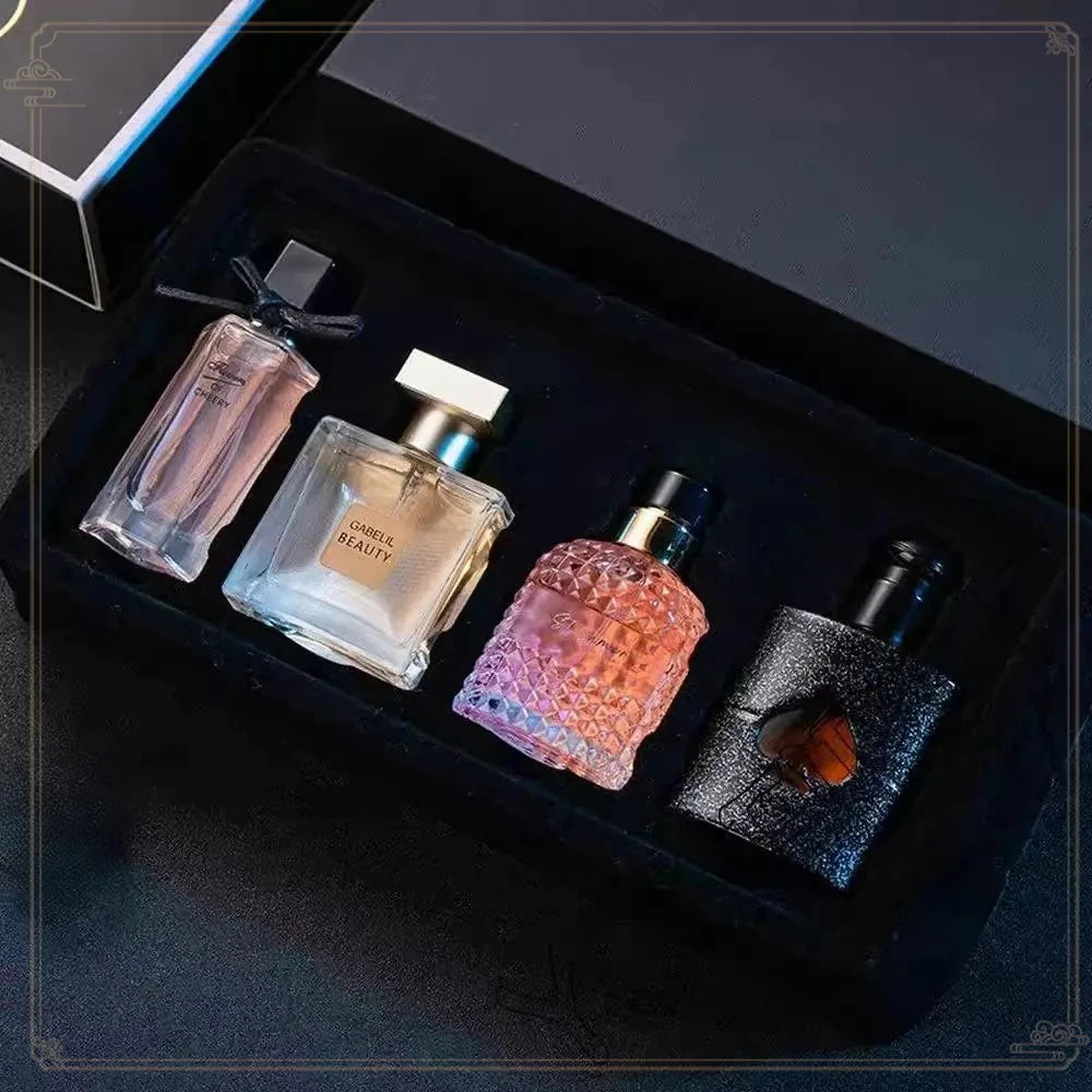 Damen-Parfüm-Geschenkset, frischer, eleganter und anhaltender Duft, Eau de Toilette, florales Luxus-Dating-Geschenk, lockt Aufmerksamkeit an