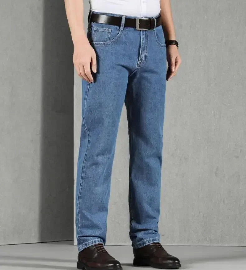 Jeans für Herren, Arbeitskleidung, Herren-Cowboy-Hose, 2022, modische Hose, hochwertig, original, klassisch, gerade, mit Taschen, neu in Baggy