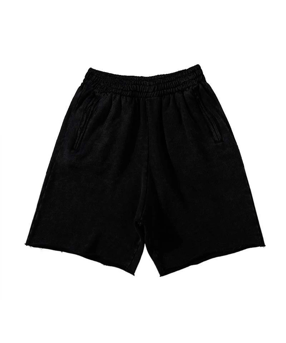 Herren dicke Baumwolle sportliche Laufs horts heben Bodybuilding Jogging hose Fitness kurze Jogger Gym schwarz Kanye Grey West Shorts