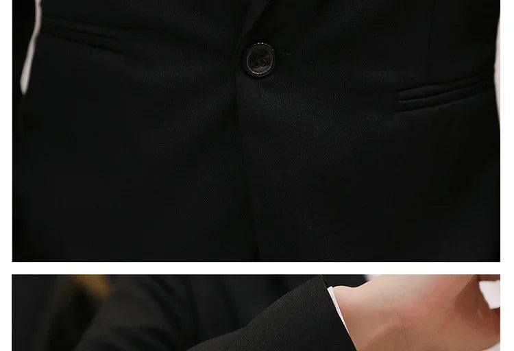 Western-Stil Herrenanzüge Grenzüberschreitende Großhandel Neue Ankunft Abnehmen Dreiteiliges Set Koreanische Version Business Professionelle Kleid