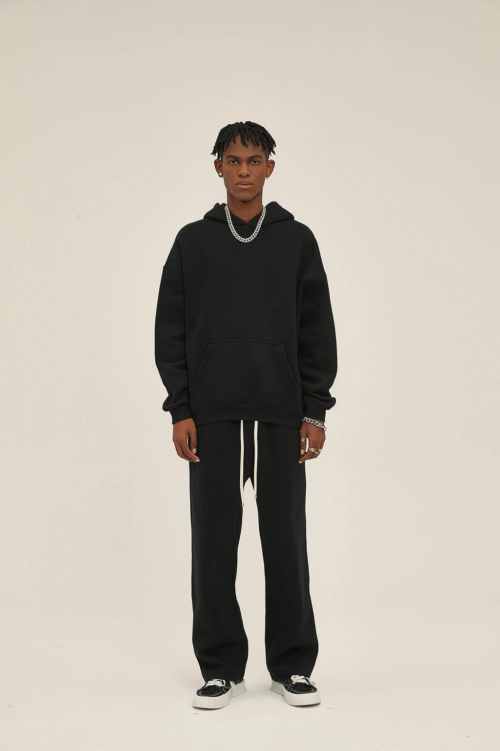 Loose fleece sweater