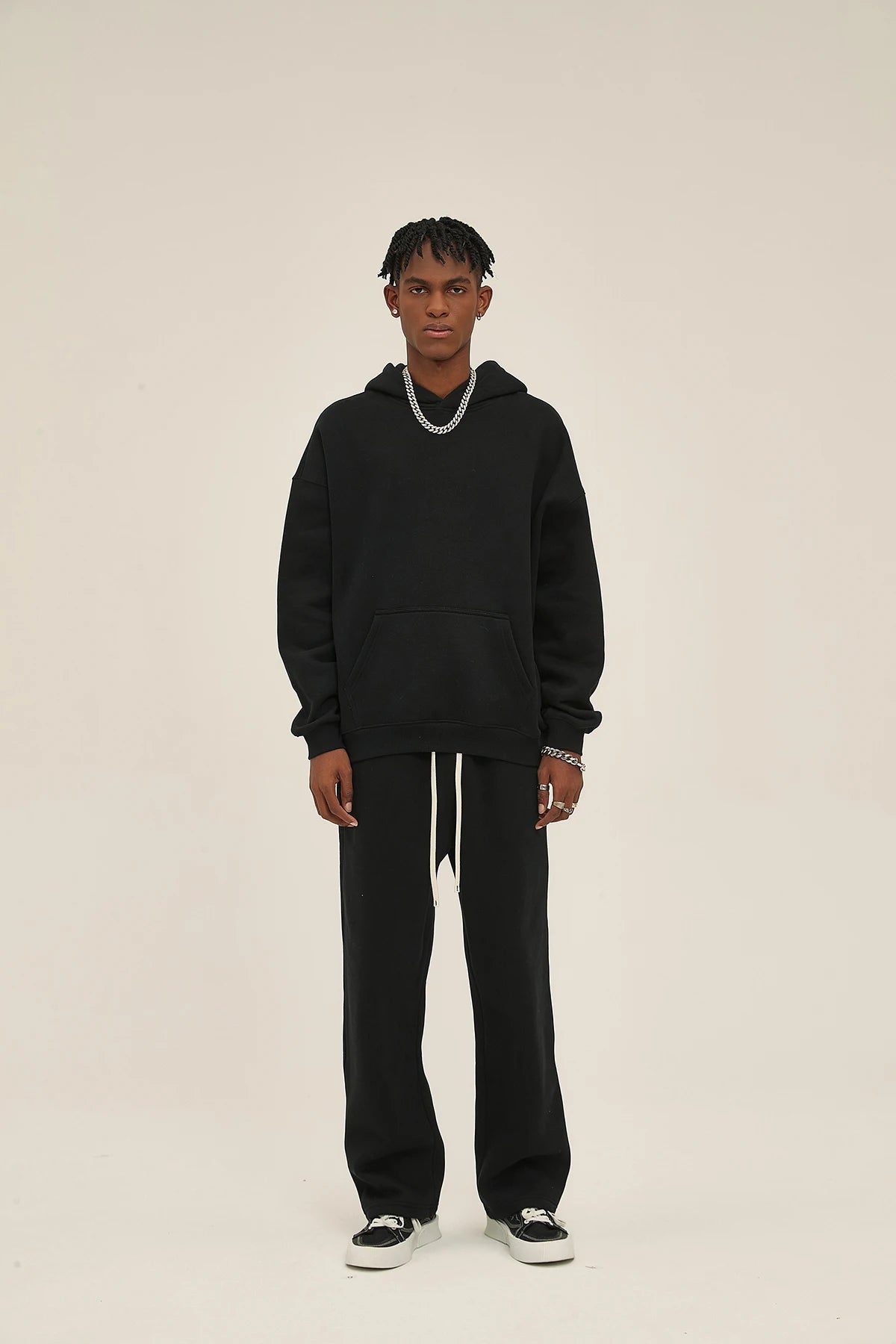 Loose fleece sweater