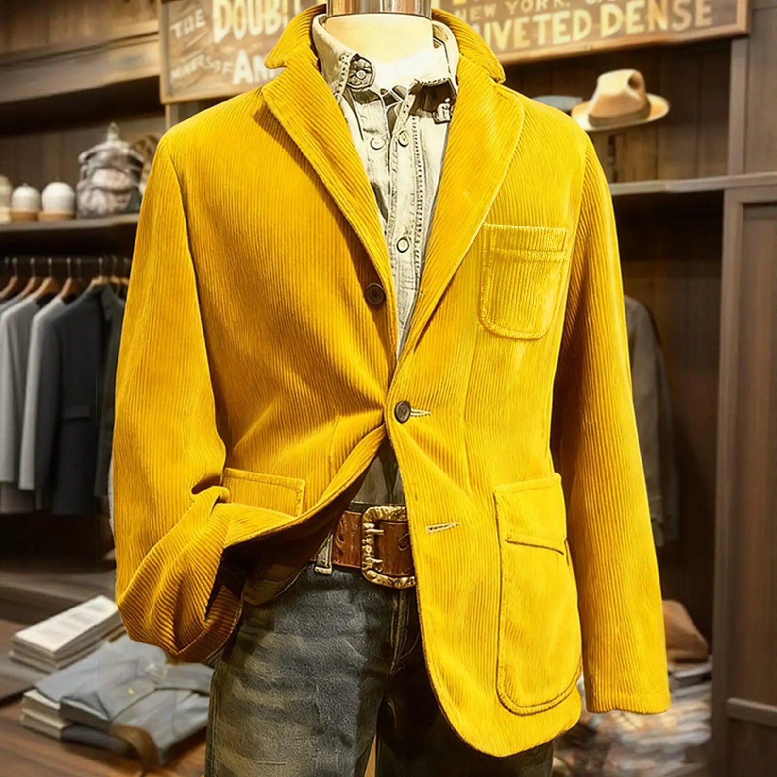 Männer Einfarbig Cord Warme Anzug Jacke Strickjacke Frühling Herbst Business Casual Cord Blazer Jacke männer Anzug Mantel