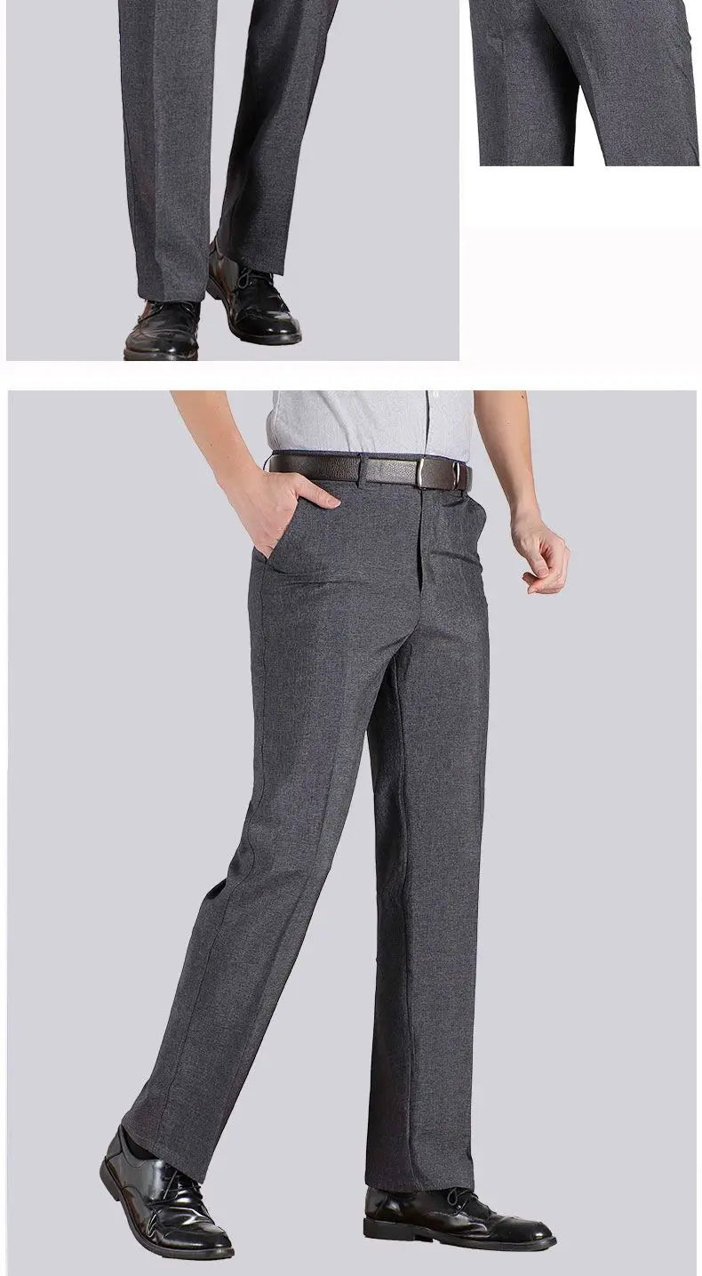 Hohe Qualität männer Anzug Hosen Klassische Sommer Frühling Hosen Hohe Taille Herbst Hosen Business Casual Hose Dropshipping Gozbkf