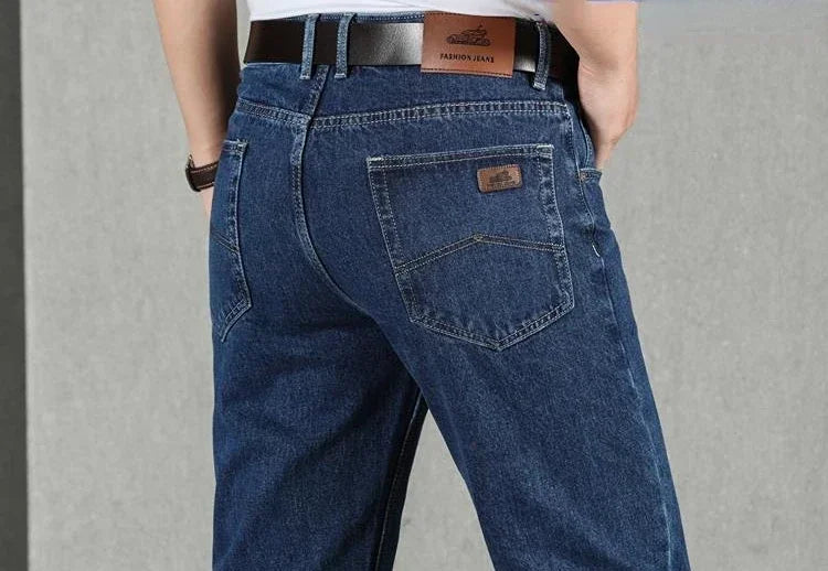 Jeans für Herren, Arbeitskleidung, Herren-Cowboy-Hose, 2022, modische Hose, hochwertig, original, klassisch, gerade, mit Taschen, neu in Baggy