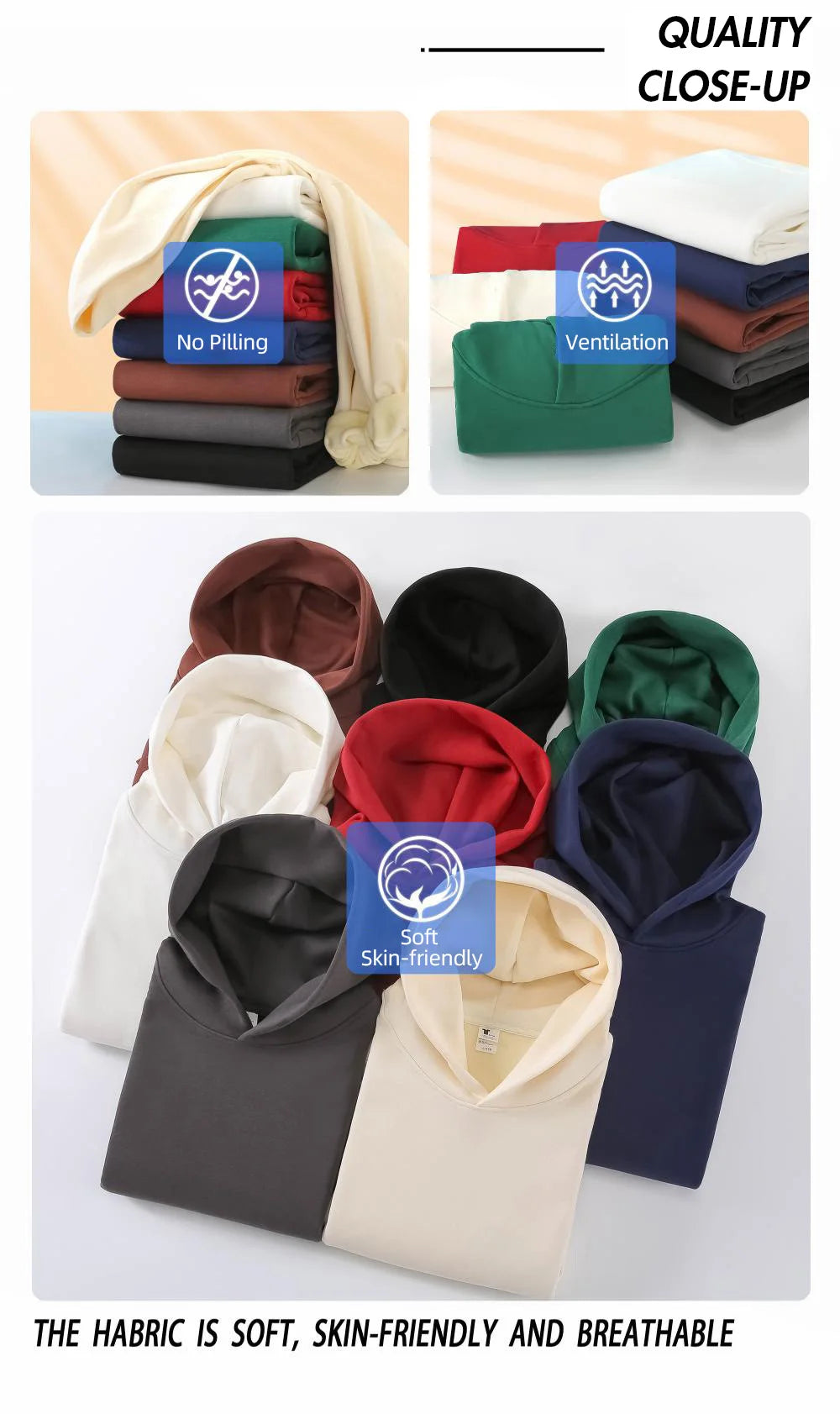 16.9oz 480gsm Heavy Weight Cotton Plus Velvet Hooded Sweater Men Thickened Tight Polar Fleece Pullover Hoodie Women Sweatshirt