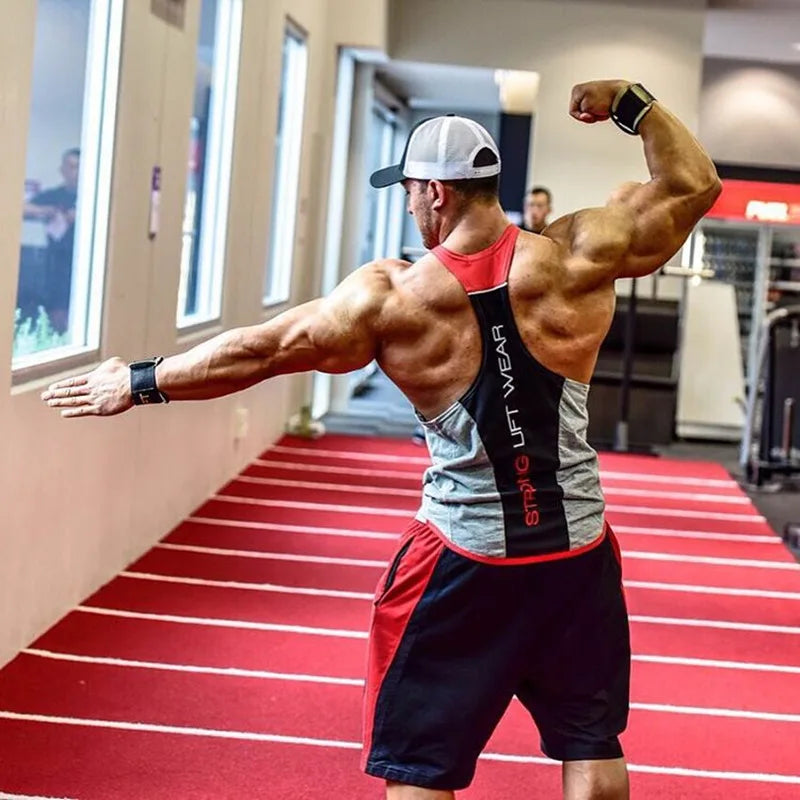 Herren-Bodybuilding-Tanktop, Fitnessstudios, Fitness, ärmelloses Hemd, 2025, neue männliche Baumwollkleidung, modisches Singlet-Weste, Unterhemd für Herren