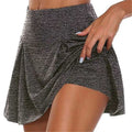 Sommer Damen Tennis Tanz Fitness Kurze Röcke Schnelltrocknend Einfarbig Damen-Unterrock Hohe Taille Mini-Röcke Shorts DF4987