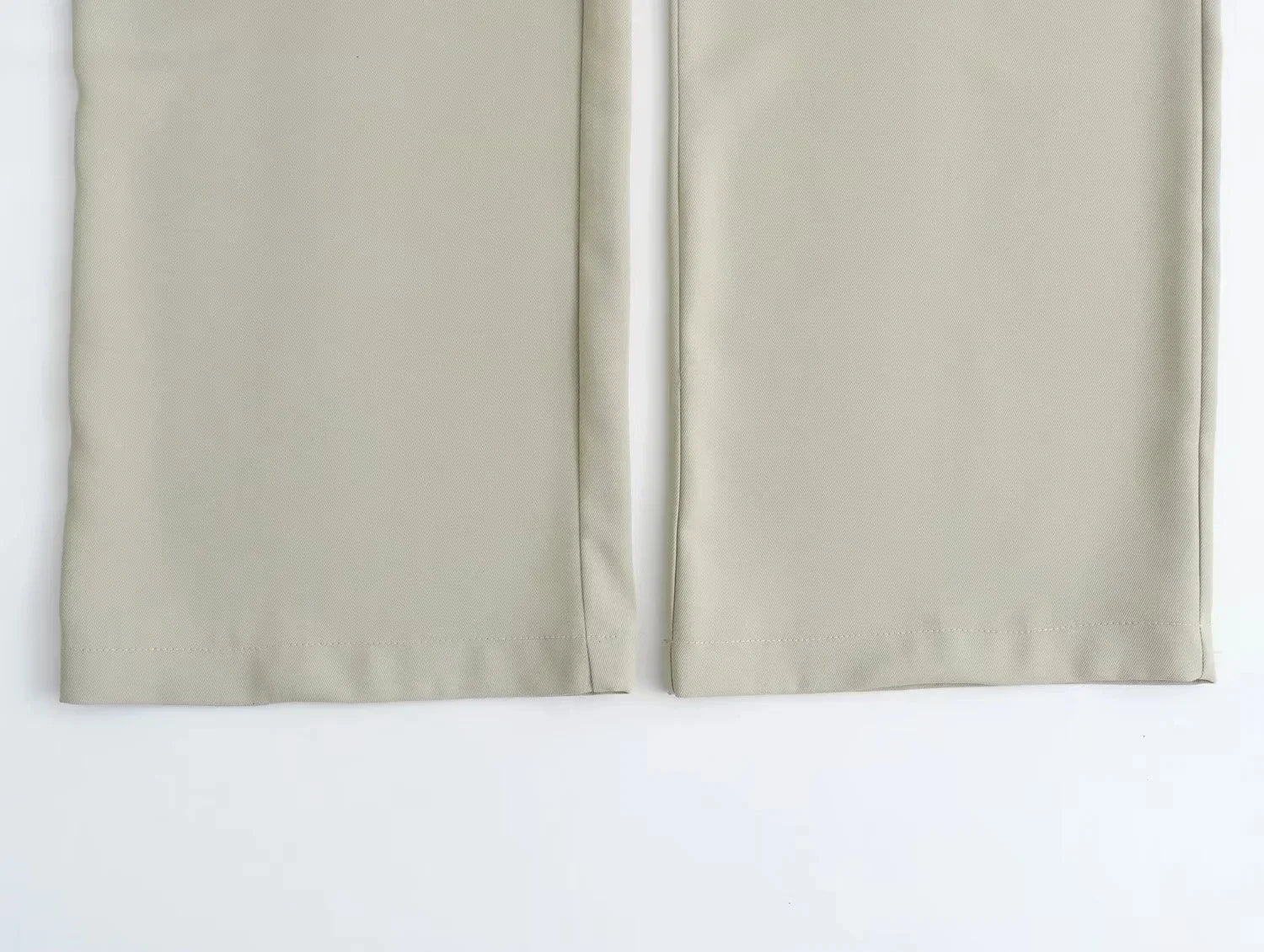 HH Damen ärmellose Weste mit Knöpfen & weit geschnittene Hose 2-teiliger Anzug Lässiges Büro-Arbeitsoutfit für den täglichen Geschäftsgebrauch.
