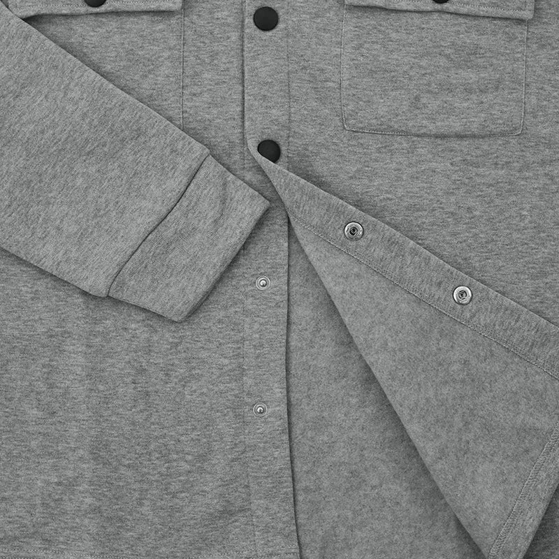 Winter European and American cross-border casual men's clothing fleece lapel European and American single-breasted slim jacket