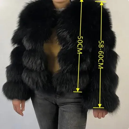 Frauen Gefälschte Waschbären Pelz Jacke Herbst Winter Faux Pelz Fuchs Mäntel Kurzen Mantel Jacken Pelzigen Oberbekleidung Elegante Dicke Warme Mäntel