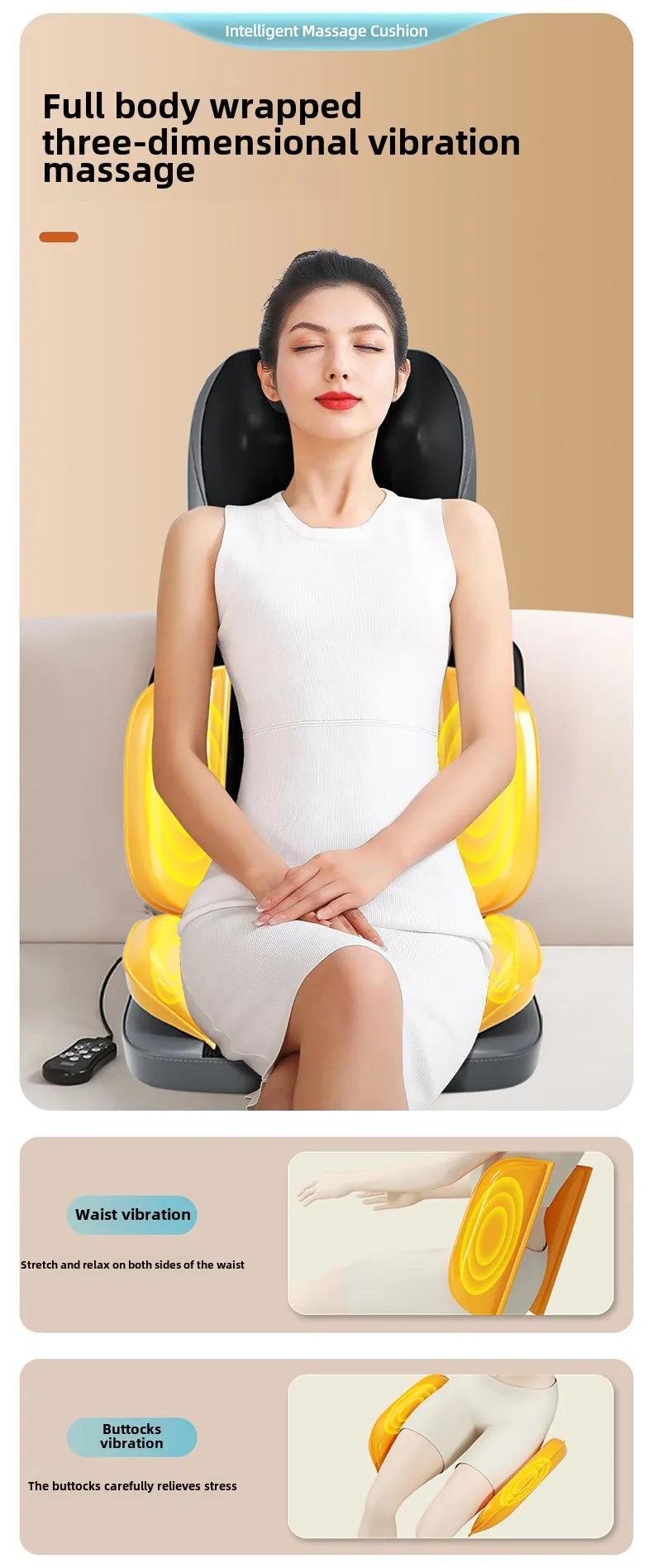 Massager Automatic kneading full body Shoulder Cervical Spine Waist Back Cushion Home Massager