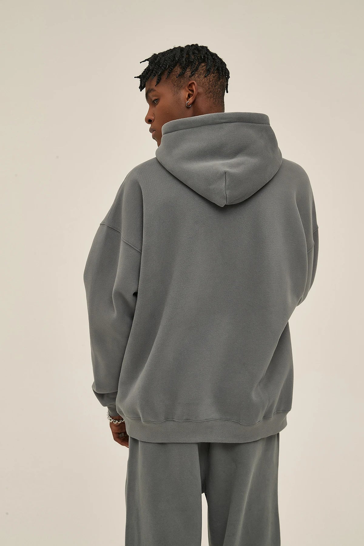 Loose fleece sweater