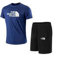 2026 Neues Herren Kurzarm-Sportanzug Set T-Shirt und Hose 2-teilig Modische Sportbekleidung Lässige Outdoor-Laufkleidung Trainingsanzug