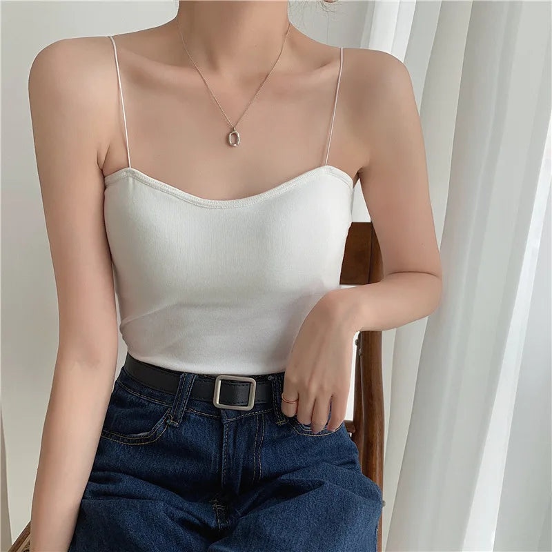 Sommer kurze Neck holder Tank Top Frauen y2k Kleidung schwarz weiß rosa ärmelloses Korsett rücken frei ausgehen Crop Tops Sexys Frauen