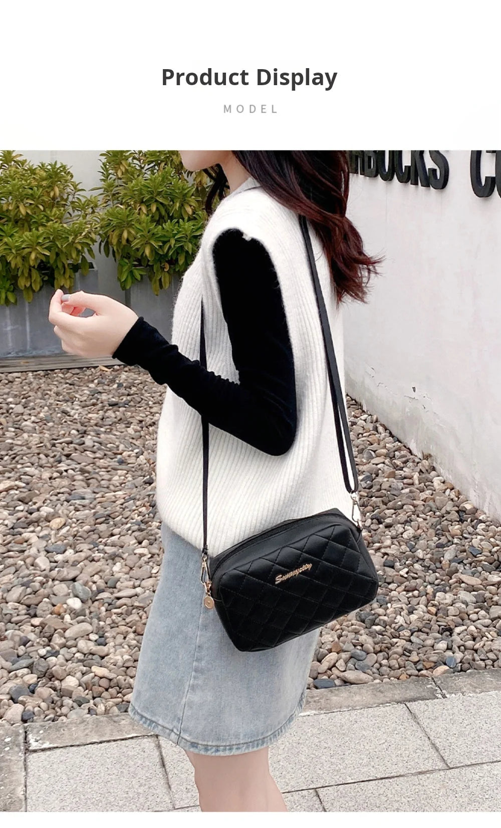 2024 quaste Kleine Umhängetasche Für Frauen Trend Lingge Stickerei Kamera Weibliche Schulter Tasche Mode Kette Damen Umhängetaschen