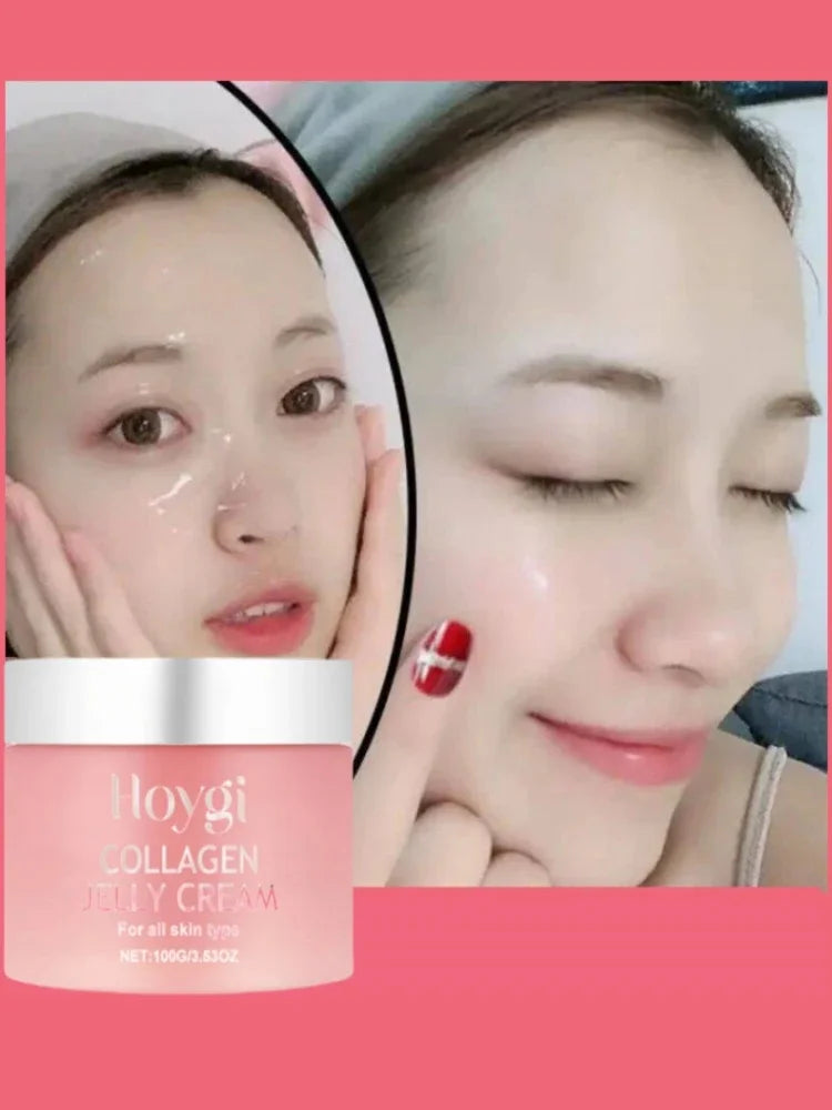 24h Glow & Lifted Collagen Jelly Cream Niacinamid und hydrolysiertes Kollagen stärkt die Hautbarriere und befeuchtet die Haut