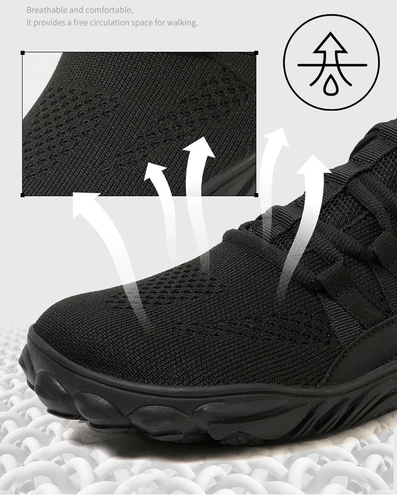 Neue Wanderschuhe, Übergröße, Paar Outdoor-Sportschuhe, breite Handfläche, breite letzte Schuhe, Barfuß-Freizeitschuhe, Indoor-Yoga-Fitness