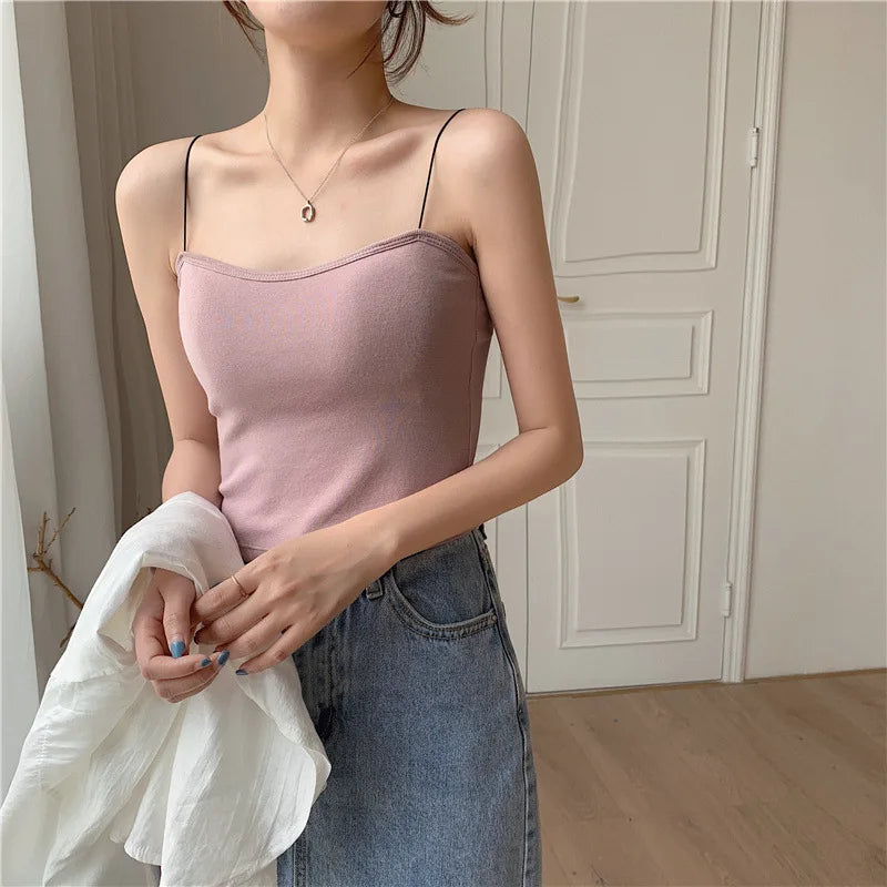 Sommer kurze Neck holder Tank Top Frauen y2k Kleidung schwarz weiß rosa ärmelloses Korsett rücken frei ausgehen Crop Tops Sexys Frauen