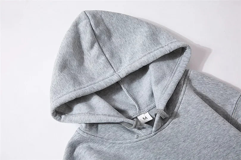 Frühling Herbst männer Hoodies Fleece Druck Sweatshirts Lose Beiläufige Mit Kapuze Pullover Männlich Outdoor Sportwear Langarm Tops