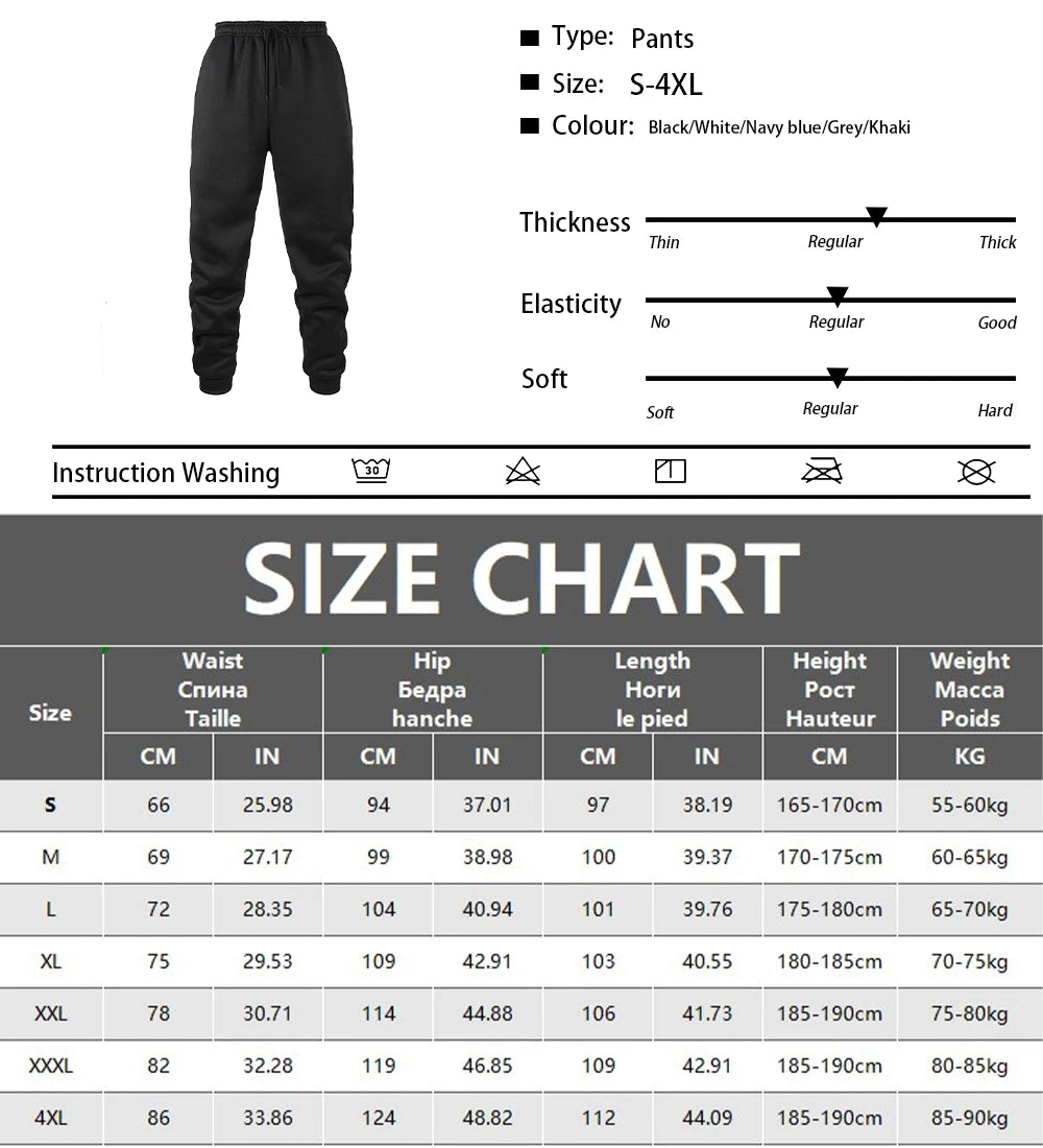 Herren Jogging Sport Hosen Herbst Winter Jogginghose Männer Sport Gym Hose Mode Einfarbig Lässige Workout Lange Hosen