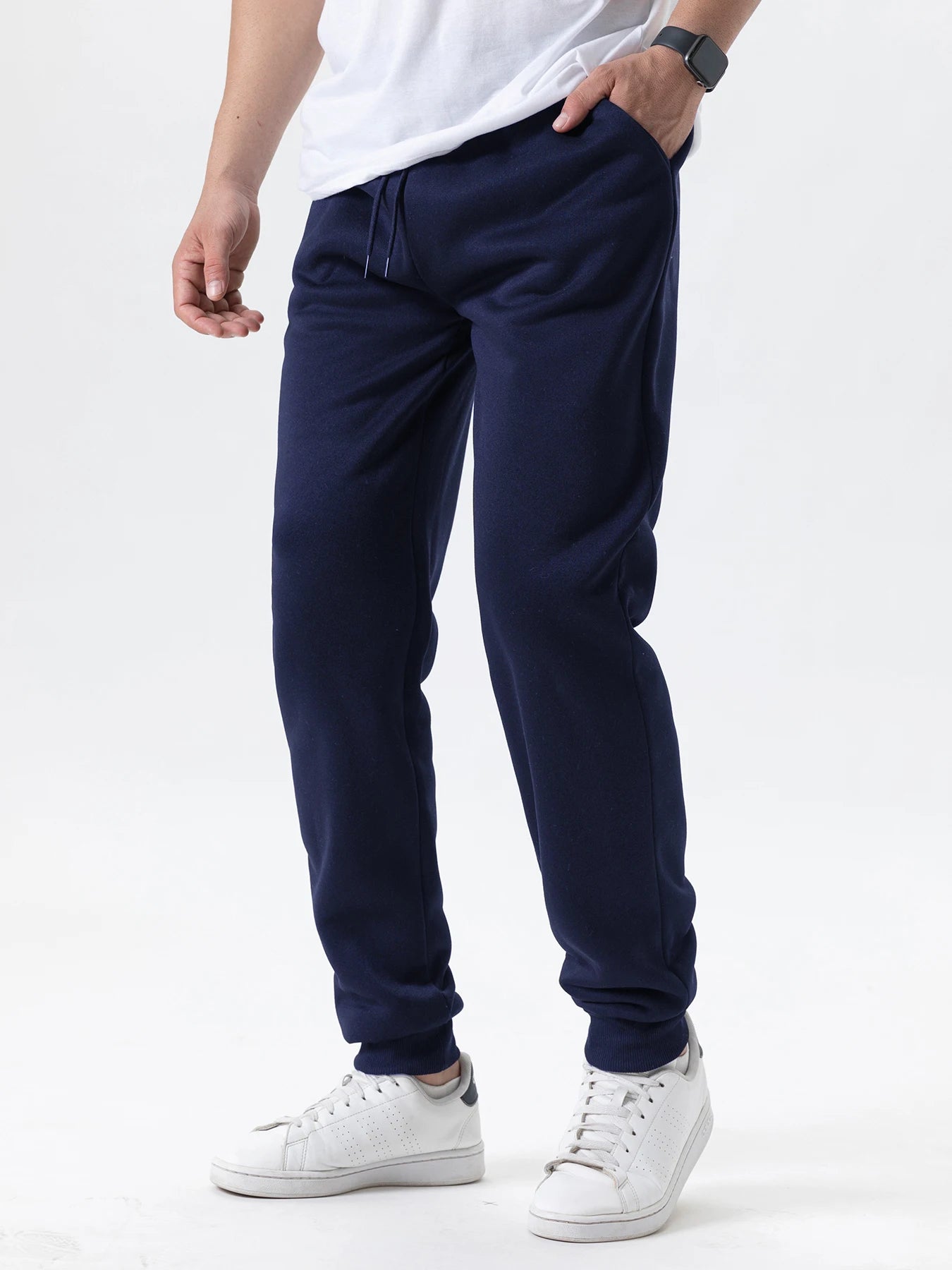 Herren Casual Hosen Herbst Winter Fleece Jogginghose Männer Jogger Elastische Taille Sport Casual Hosen Baggy Fitness Gym Kleidung