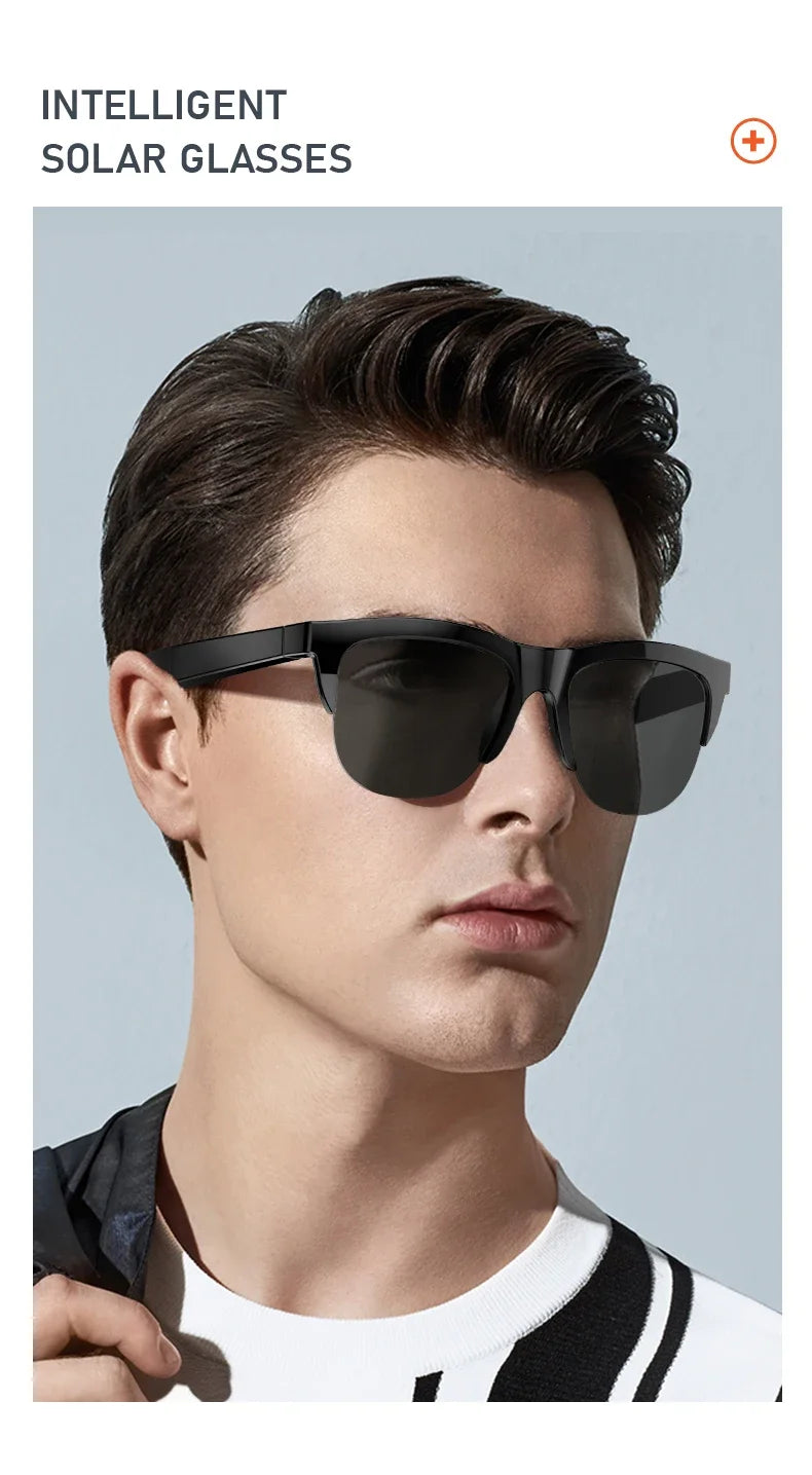 Neue intelligente Bluetooth V5.3-Sonnenbrille, Brille für Anrufe, Outdoor-Sport-Kopfhörer, HIFI, schwarze Technologie, Anti-Touch-UV-Schutz für Männer und Frauen