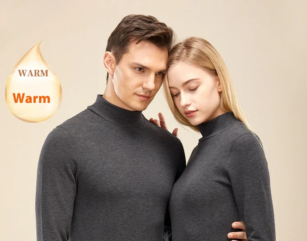 Herbst und Winter Herren-Thermounterwäsche aus Kaschmir-Seide, Damen-Thermo-Herbsthose aus Kaschmir, gepolstertes und verdicktes Paar-Set