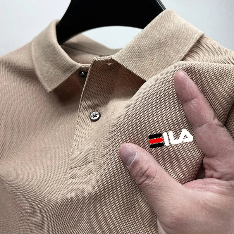 2023 Sommer Neues Herren-Poloshirt mit Revers, bestickt und Anti-Pilling-Poloshirt, kurzärmelig, lässig, heißer Verkauf