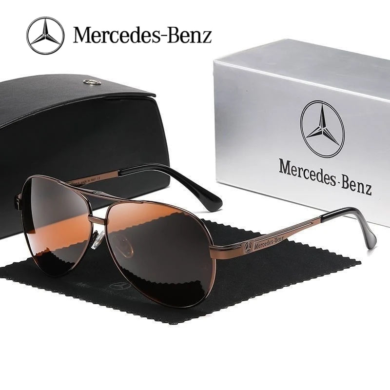 Mercedes Benz E B A C S V Class GLB GLC GLE GLS AMG SLC SLK CLS Car HighEnd Anti Glare Driver Goggles Pilot Polarized Sunglasses