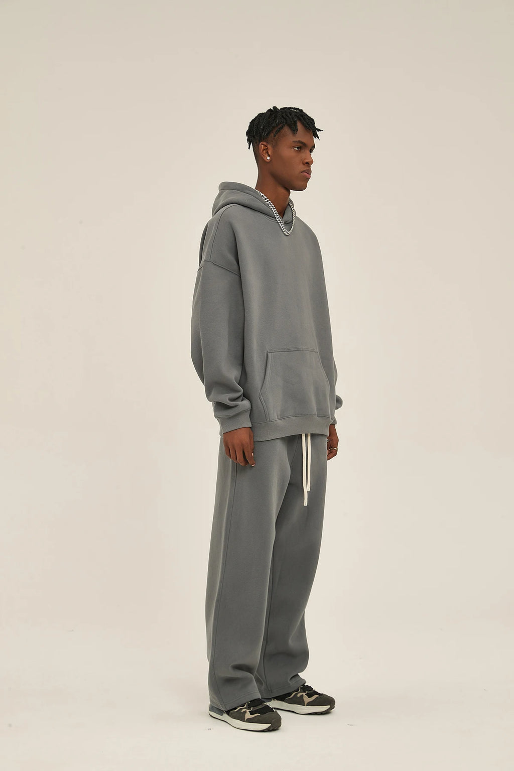 Loose fleece sweater