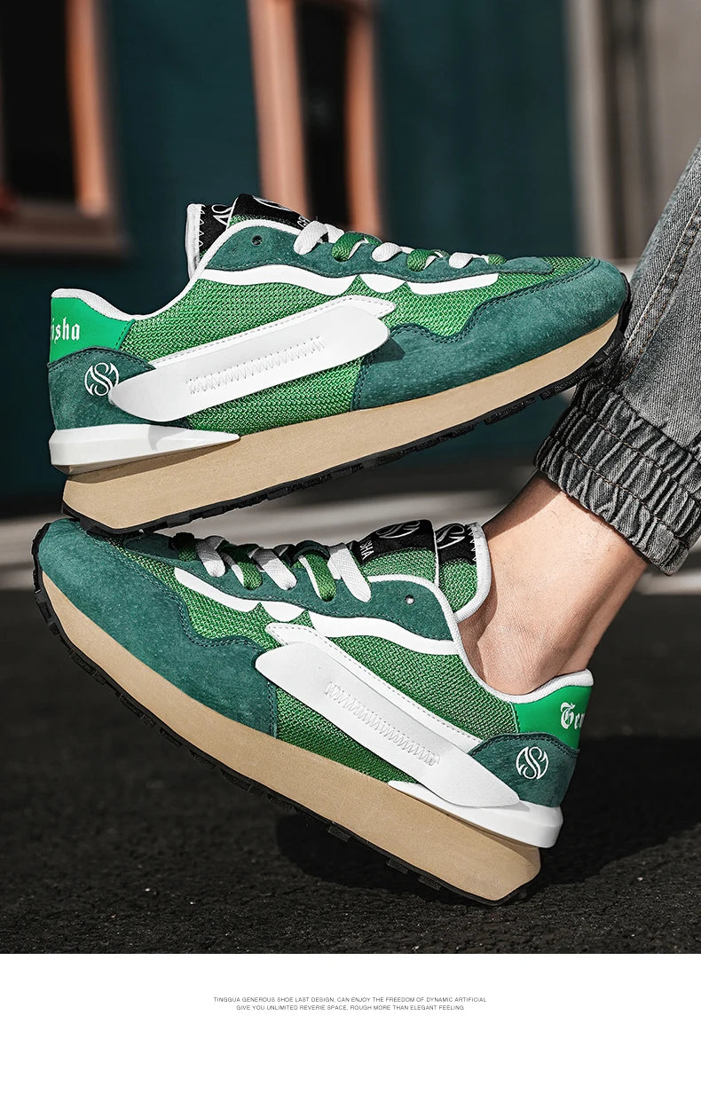 Herren Casual Cricket-Schuhe Modische Sneakers Forrest Gump Schuhe Wanderschuhe Tennis-Sportschuhe Straßenlaufschuhe