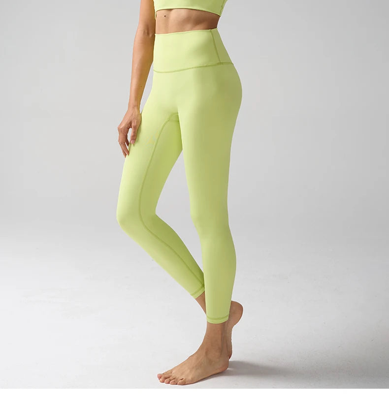 Hohe Taille Nacktgefühl Leggings Frauen Fitness Laufen Yoga Leggings Hosen Energie Gym Enge Leggings Lässige Workout Leggings
