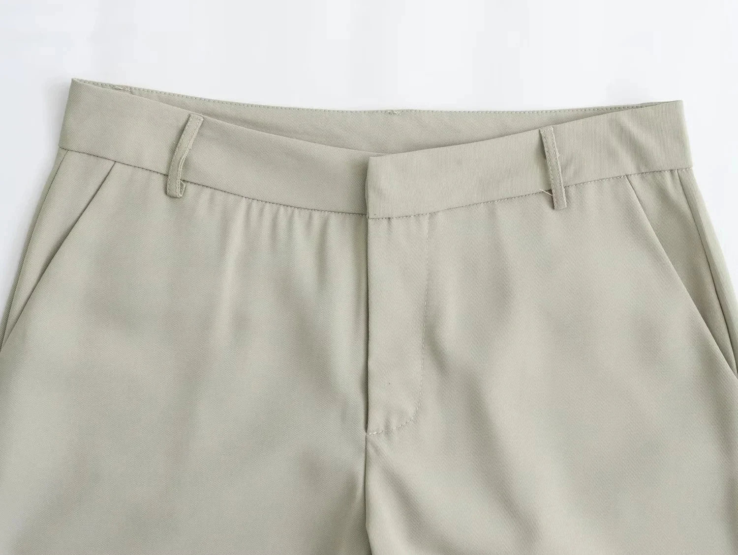 HH Damen ärmellose Weste mit Knöpfen & weit geschnittene Hose 2-teiliger Anzug Lässiges Büro-Arbeitsoutfit für den täglichen Geschäftsgebrauch.