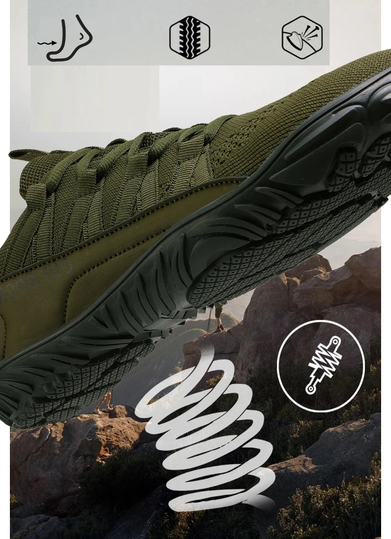 Neue Wanderschuhe, Übergröße, Paar Outdoor-Sportschuhe, breite Handfläche, breite letzte Schuhe, Barfuß-Freizeitschuhe, Indoor-Yoga-Fitness