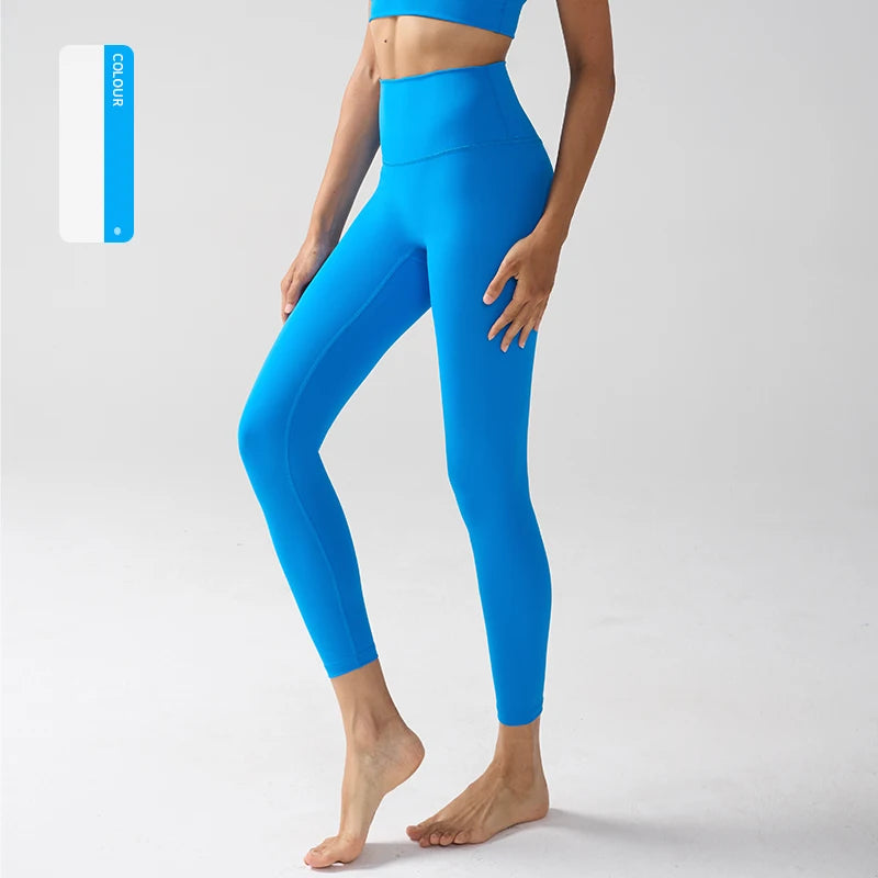 Hohe Taille Nacktgefühl Leggings Frauen Fitness Laufen Yoga Leggings Hosen Energie Gym Enge Leggings Lässige Workout Leggings