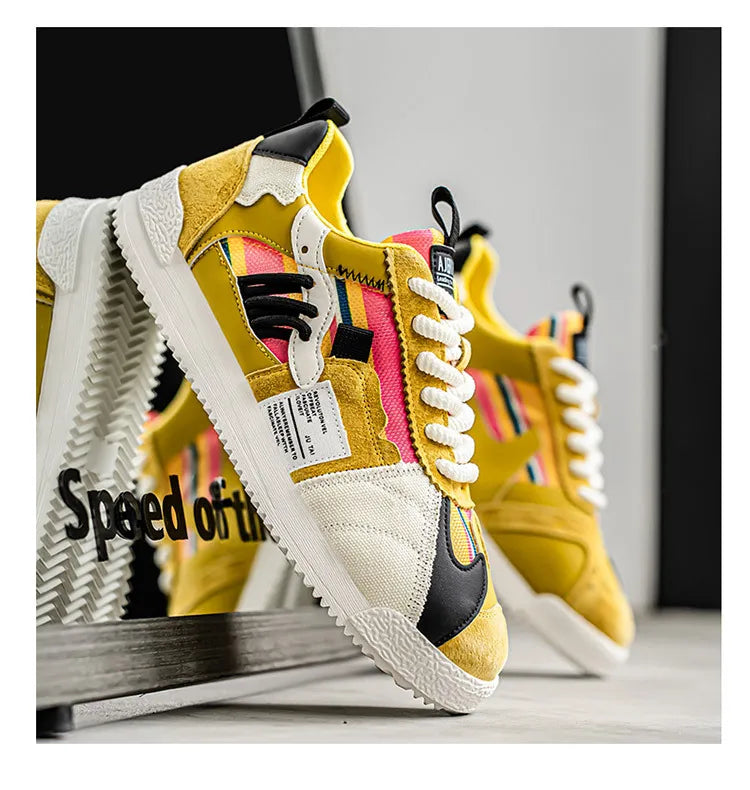 Herren Weiße Sneaker Herbst Bequeme Rutschfeste Laufschuhe Luxuriöse Weiche Sohle Modische Schnürschuhe Outdoor Freizeitschuhe 2026