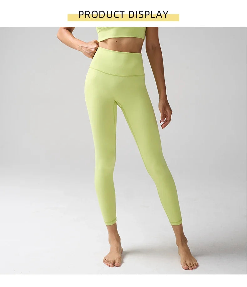 Hohe Taille Nacktgefühl Leggings Frauen Fitness Laufen Yoga Leggings Hosen Energie Gym Enge Leggings Lässige Workout Leggings