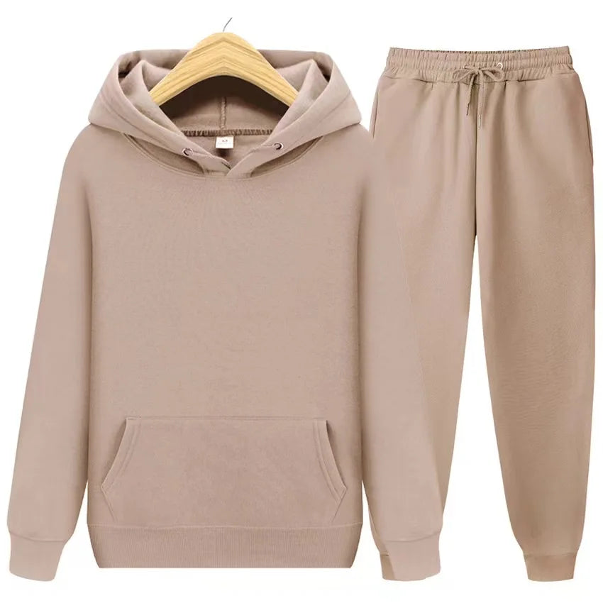 Jogging-Damen-Trainingsanzug, lässiger Damen-Sportanzug, locker und bequem, täglich, 2024, gestreift, Kapuzenpullover, zweiteiliges Set, passende Sets