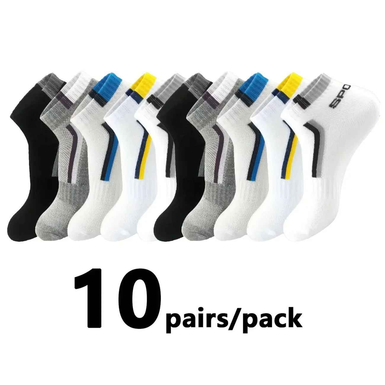 30Pairs Männer Socken Mesh Atmungsaktive Kurze Casual Socken Farbe-block Sport Socke Sport Socken Absorbieren Schweiß Knöchel