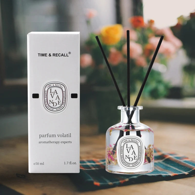 50 ml Reed Diffusor Sets Hotel Badezimmer Rattan Sticks Aromatherapie Diffusor Lufterfrischer Pflanze Hause Duft Nachfüllen Öl