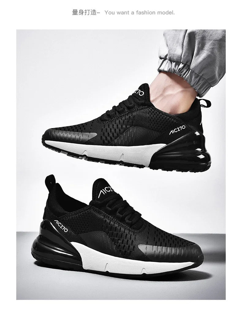 Herren-Sneaker für Outdoor-Jogging, Sportschuhe für die Herbstsaison, Damen-Freizeitschuhe, Plattform-Mesh-Atmungsaktive Freizeitschuhe, Größen 36-47