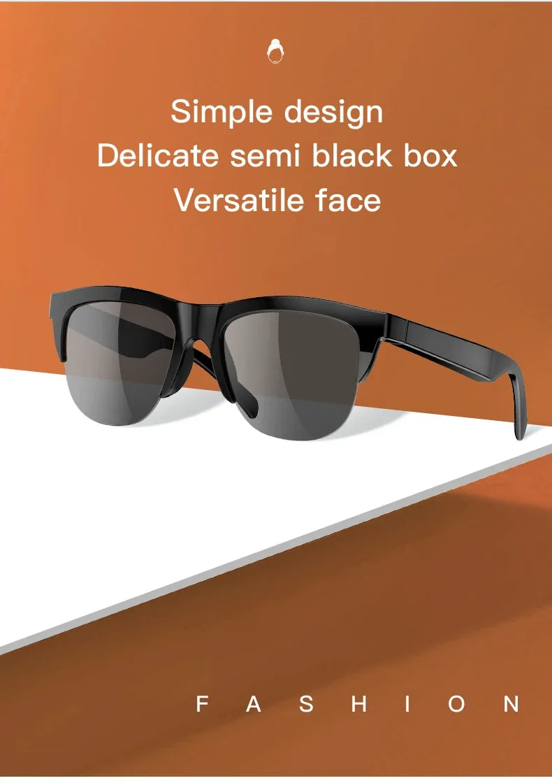 Neue intelligente Bluetooth V5.3-Sonnenbrille, Brille für Anrufe, Outdoor-Sport-Kopfhörer, HIFI, schwarze Technologie, Anti-Touch-UV-Schutz für Männer und Frauen