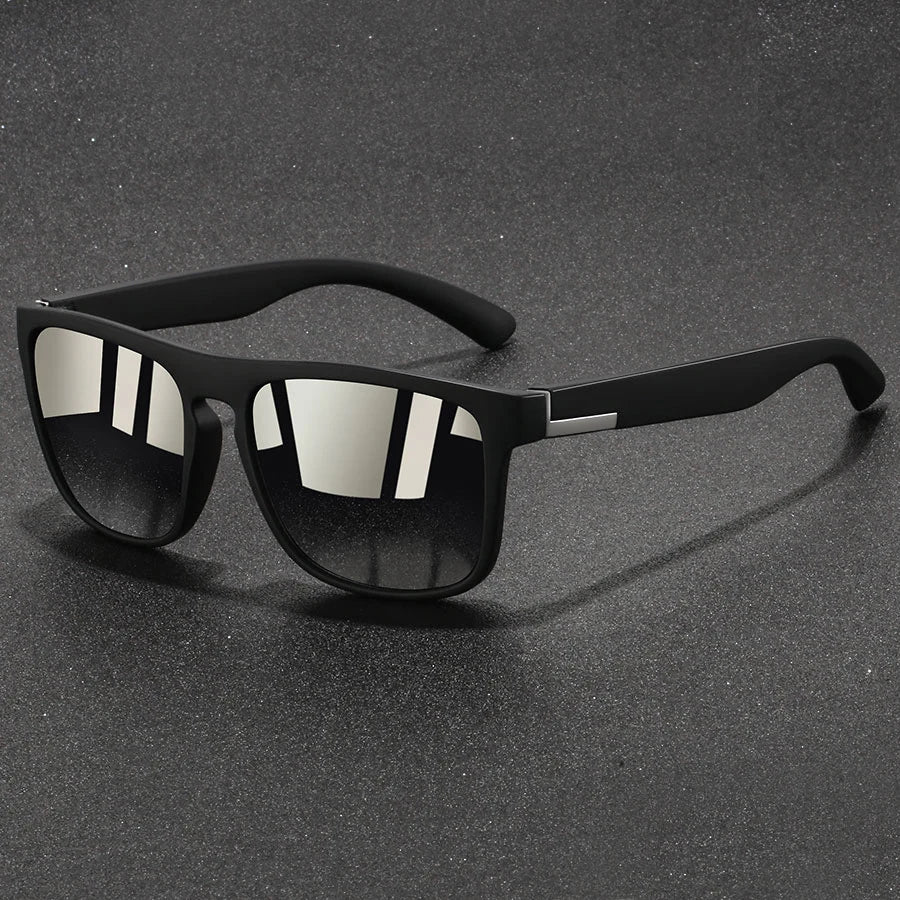 Modische Vintage Quadratische Sonnenbrille für Männer und Frauen Angeln Fahren Luxus Marken-Designer Sonnenbrillen Blendschutz Retro Eyewear