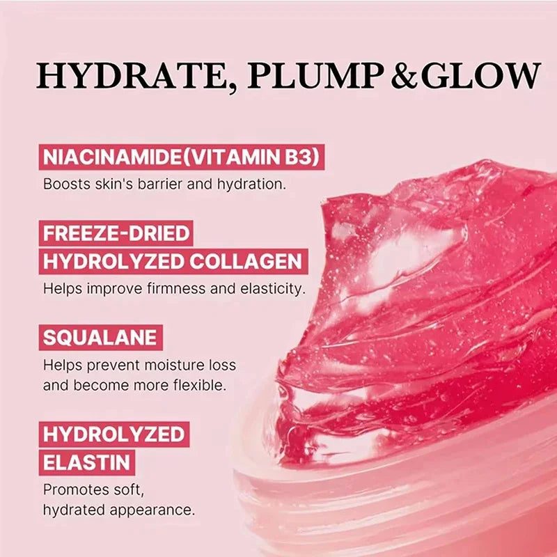 24h Glow & Lifted Collagen Jelly Cream Niacinamid und hydrolysiertes Kollagen stärkt die Hautbarriere und befeuchtet die Haut