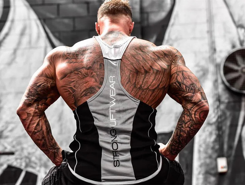 Herren-Bodybuilding-Tanktop, Fitnessstudios, Fitness, ärmelloses Hemd, 2025, neue männliche Baumwollkleidung, modisches Singlet-Weste, Unterhemd für Herren