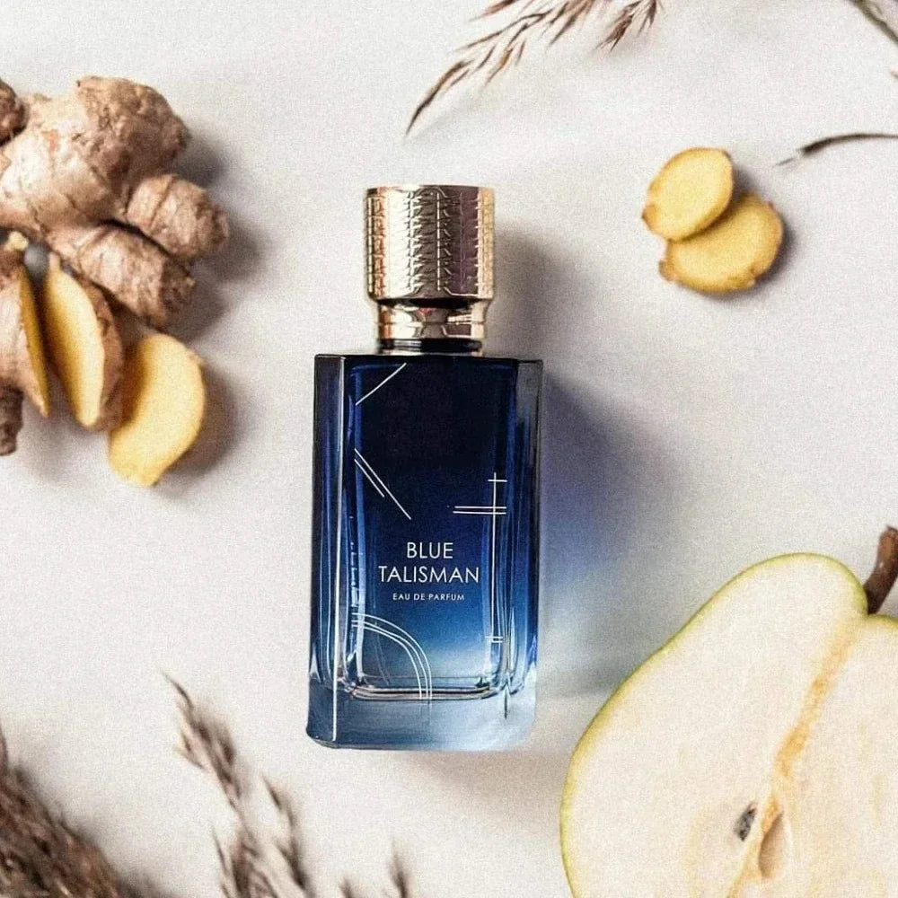100 ml Luxusmarke „Enchantment of Blue“, schützender Talisman-Blume, Unisex, langlebig, holzig, floraler Pheromon-Köln-Duft