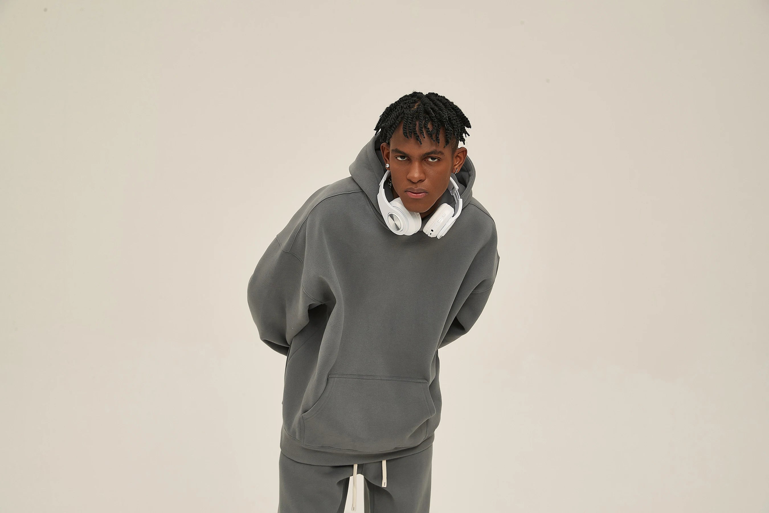 Loose fleece sweater