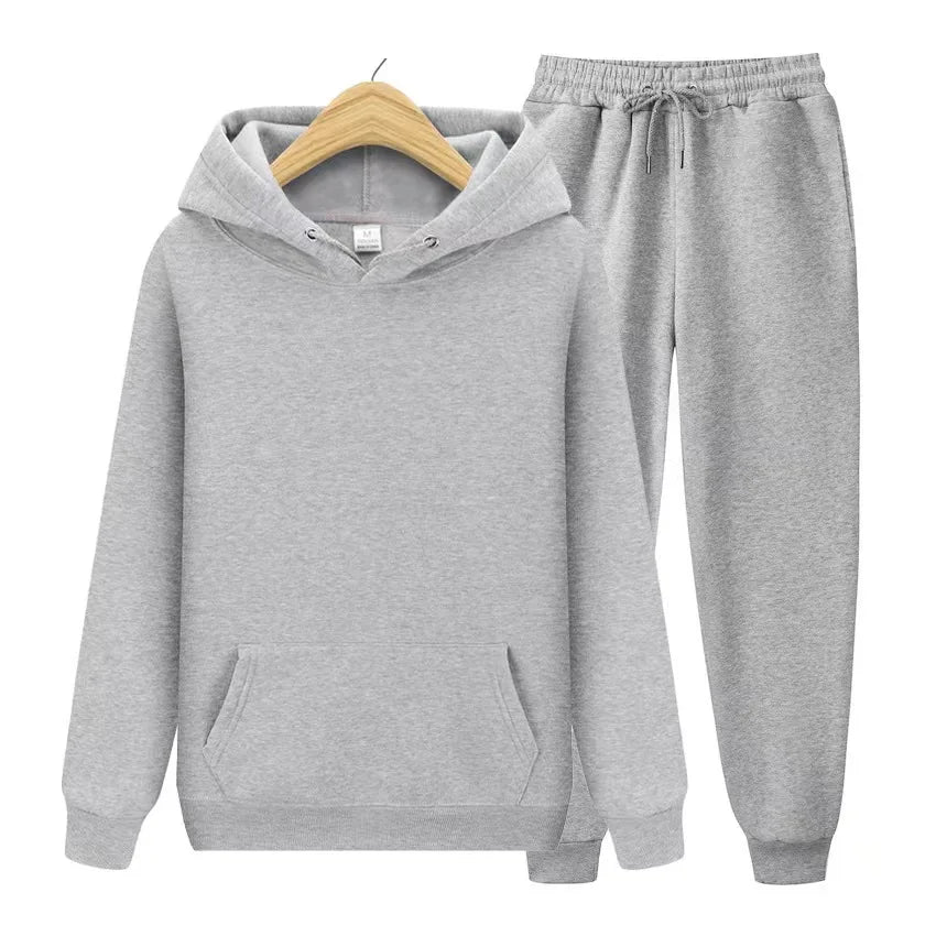 Jogging-Damen-Trainingsanzug, lässiger Damen-Sportanzug, locker und bequem, täglich, 2024, gestreift, Kapuzenpullover, zweiteiliges Set, passende Sets