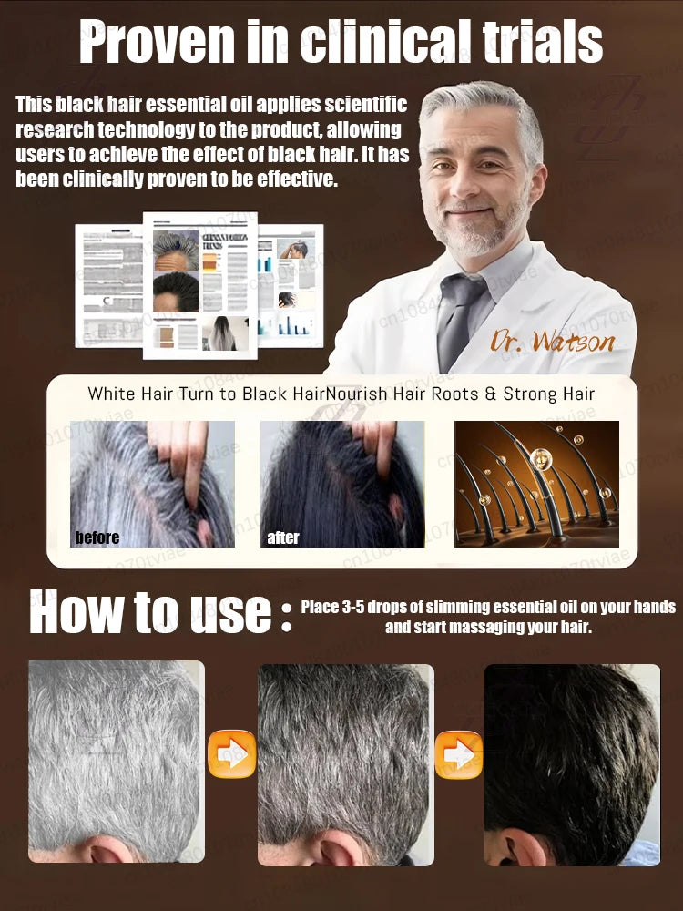 Ich will keine weißen Haare. Ich will meine schwarzen Haare